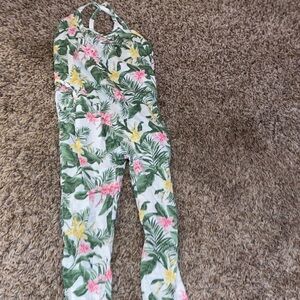 Old Navy Kids Tropical Floral Jumpsuit